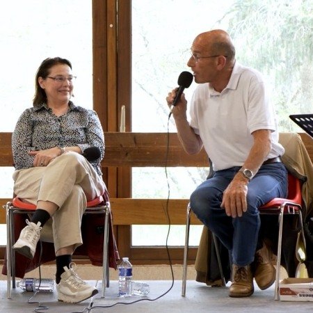 Etienne Chouard et Jacques Cheminade Gradignan - 006